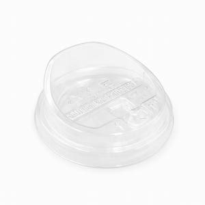 HKP 12/16온스 종이컵 뚜껑 테이크아웃컵 리드 머그롱개폐 카페컵 투명 1000개입