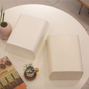 1+1 센스큐 에어 리치 벽걸이 휴지통 6L 크림/화이트 선택 냄새차단 휴지통 쓰레기통