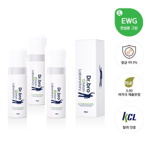 [항균99.9%]닥터브로 사타구니냄새 가려움 음낭 항문 저자극 남성청결제 150ml, 3개