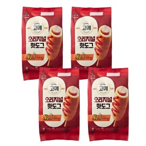 CJ 고메 오리지널 핫도그 400g x 4개