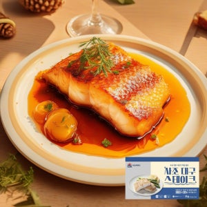 [사조씨푸드] 껍질이 있는 순살 대구 스테이크 (2kg)