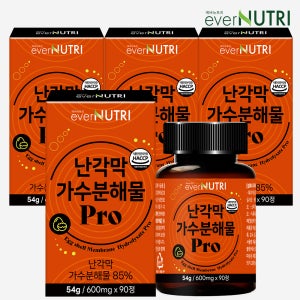 에버뉴트리 난각막 가수분해물 Pro 순도 100% 90정, 4개