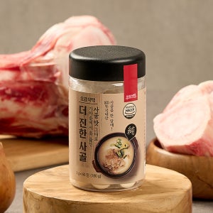 더 진한 사골육수 60정 코인육수 만능 동전 고체 자연 한알 명장 조미료