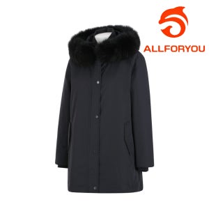 올포유 여성 코트 폭스후드 중기장 경량 프리미엄 아우터 점퍼 부모님 선물 LLPOA319