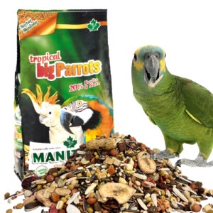 마니토바 트로피칼 빅 패럿 알곡 2kg 유통기한 2027.01월 대형조 앵무새 모이 새먹이