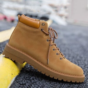 남자 워커 지퍼 세무 전술화 키높이 5cm