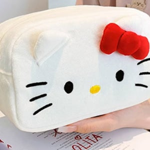 헬로키티 스노우&코코 페이스 파우치