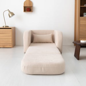 좌식소파베드 1인소파베드 팔걸이 원룸 접이식 페브릭 쇼파 배드