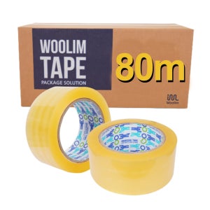 박스테이프 국산 57mic 경포장 48mm X 80M 투명 OPP, 20개