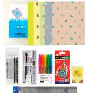 화신문구 중고등 문구세트 8종 새학기 선물