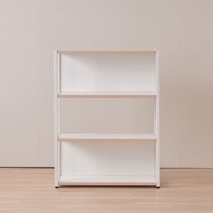 거실 책장 수납 서재 사무실 철제 3단 800