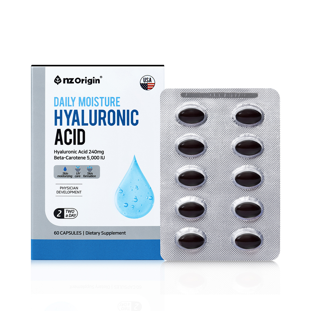 엔젯오리진 데일리 모이스처 <b>히알루론산</b> (60캡슐, 2개월분)