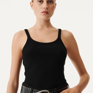 IRO PARIS 이로 (창고정리) MAZINA 스터드 가죽 벨트 블랙