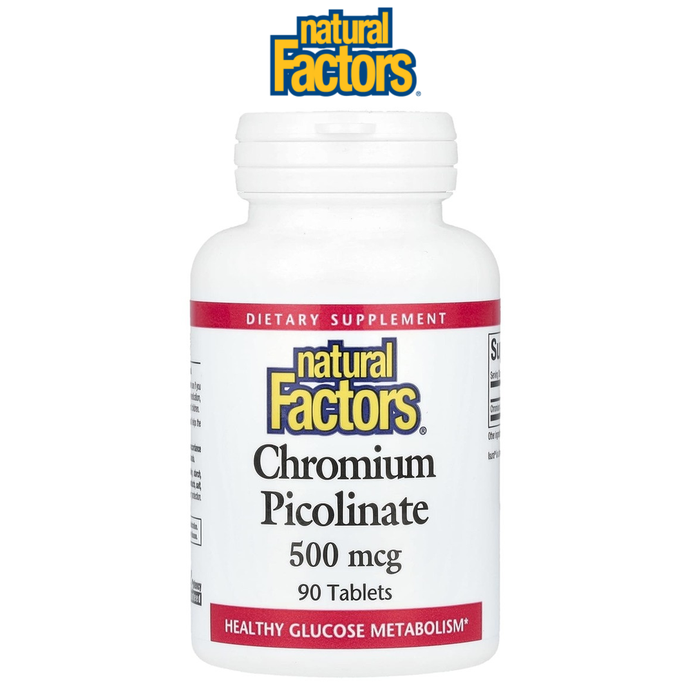 <b>크로뮴 피콜리네이트 500mcg</b> 90정 네추럴팩터스