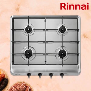 린나이 4구 빌트인 가스레인지 매립형 쿡탑 RBR-S4000 LNG 도시가스