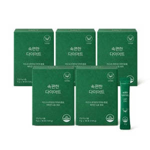 NGT 네츄럴굿띵스 속편한 효소 다이어트 항산화 가르시니아 캄보지아 30포, 5개
