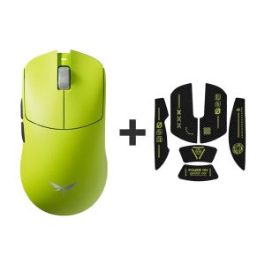 VGN F2 Ultra+ 8K나노 초고속충전 유무선 잠자리 게이밍 마우스 그린