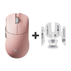 VGN F2 Ultra+ 8K나노 초고속충전 유무선 잠자리 게이밍 마우스 핑크