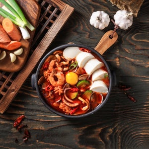 해물듬뿍 짬뽕순두부 840g(끓이면 1,500g) 2~3인분 건더기 없는 편식짬뽕