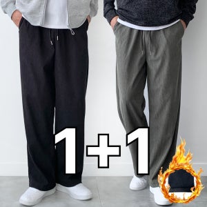 [1+1] 남자 코듀로이팬츠 남성 골덴바지 겨울 기모 바지