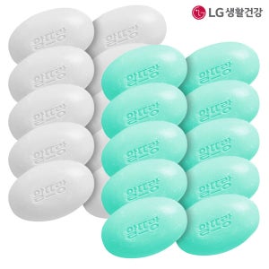 알뜨랑 비누 130gX10개 그린 및 화이트 엘지생활건강 LG