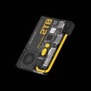 샤지 디스크 프로 Sharge Disk Pro 맥세이프 외장SSD 멀티허브포트 1TB 블랙