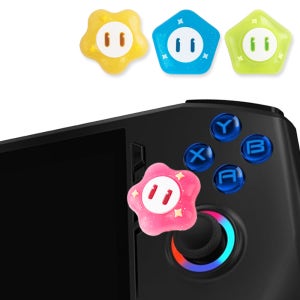 MSI 클로 Claw 7 AI+ A2VM 호환 레트로 슈퍼 스타 실리콘 스틱캡 4P SET