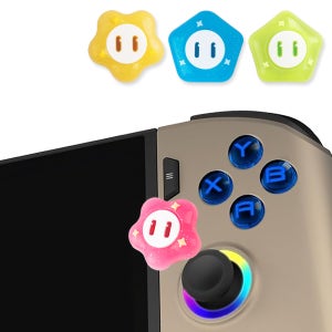 MSI 클로 Claw 8 AI+ A2VM 호환 레트로 슈퍼 스타 실리콘 스틱캡 4P SET