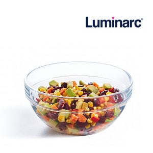 루미낙 강화 유리그릇 강화볼 믹싱볼 빙수그릇 샐러드 1개, 23cm