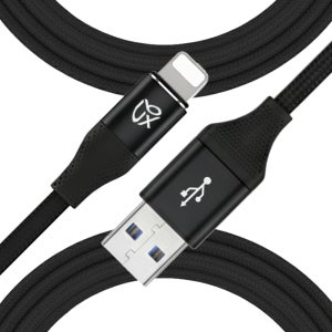 언박싱 브랙스 패브릭 USB to 라이트닝 8핀 충전 케이블 3m, 1개
