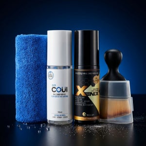 쿠이 차량 실내외 세차 올인원 키트 그래핀 피톤치드 코팅제 브러쉬 극세사타월 세차세트