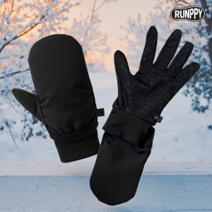 런피 겨울 러닝장갑 방한 손모아 초경량 스마트폰 터치