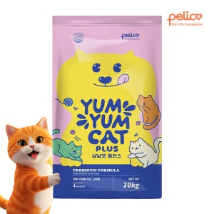 [고양이의 날] 냠냠캣 플러스 길고양이사료 길냥이 닭고기, 20kg, 1개