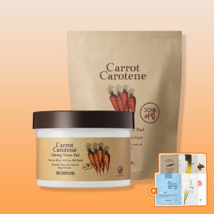 [스킨푸드][네이버단독] 캐롯 카로틴 카밍 워터 패드 30매 MINI + 패드 리필 7종 택1 (+9종 사은 증정)