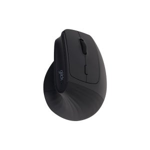 지클릭커 오피스프로 버티컬 도톰스콘 OP80 무소음 블루투스 무선마우스 블랙