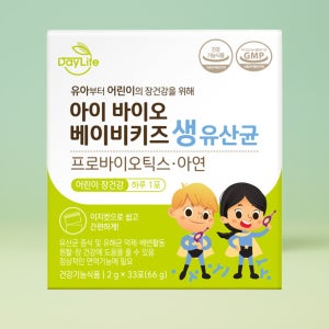 데이라이프 어린이 초등학생 아이 아기 바이오 베이비 키즈 면역 생 유산균 33포, 2개