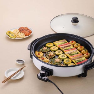 락앤락 원형 전기 후라이팬 특대형 41CM 전기 전 피자팬 잔치팬