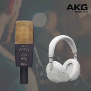 AKG C414 XLII 콘덴서마이크 SONY WH-1000XM6 노이즈캔슬링헤드폰 패키지세트
