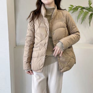 오리털 100% 덕다운 여성경량패딩 가을 겨울 여성 패딩 점퍼 오리털 숏패딩 코트