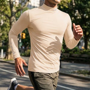 아놀드파마 남성 목폴라 베이스레이어 골프 등산 아웃도어 스포츠 긴팔티셔츠