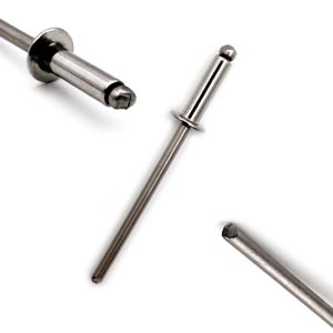 스텐 리벳 못 블라인드 리뱃 리베트 오픈 타입 둥근머리 철판 고정 피스 3.2x8mm
