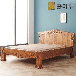 흙마루 BD2022Q 퀸침대 온열 온돌 좌우분리 럭셔리 메이플연옥 세라믹 2320X1880