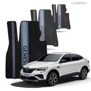 카새로이 르노 아르카나 XM3 확장형 TPE 뉴코어 차량 고무 실내 바닥 발 매트 1열