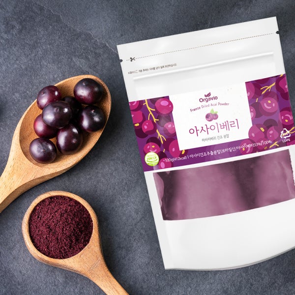아사이베리 건조 분말 100g 가루 파우더
