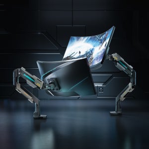 오레즈 Armada 고중량 헤비듀티 가스 스프링 모니터 암 APS1H