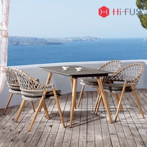 하이퍼스 HFC-4848 로파 라탄의자 카페 야외 테라스 디자인 의자