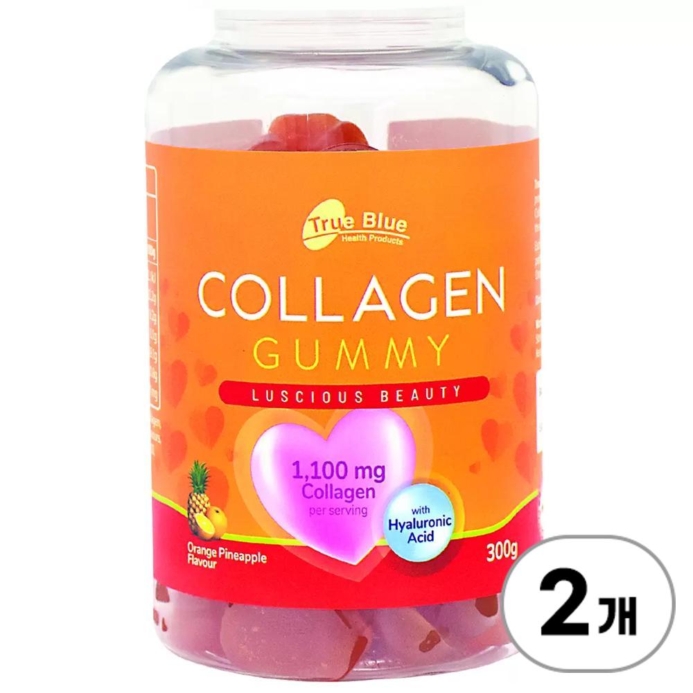 트루블루 <b>콜라겐</b> 히알루론산 구미 300g 60정 2개 True Blue <b>Collagen</b> with Hyaluronic Acid Gummy 300g 60정 2개