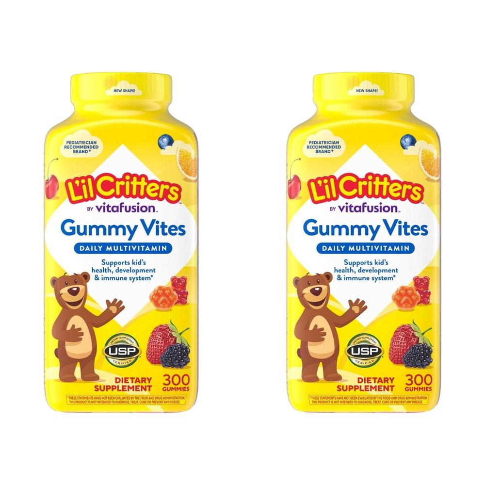 <b>릴크리터스</b> 구미 바이츠 300정 2개 <b>L’il Critters</b> Gummy Vites 300정 2개