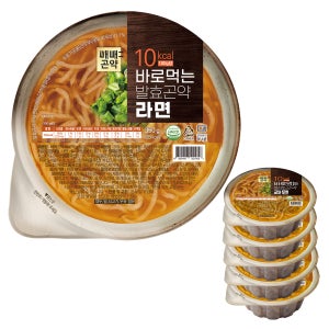 국물까지 다먹어도 52kcal 바로먹는 발효곤약 라면 350g 6개