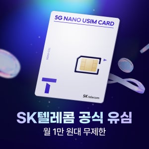 SKT 유심 무약정 당일배송